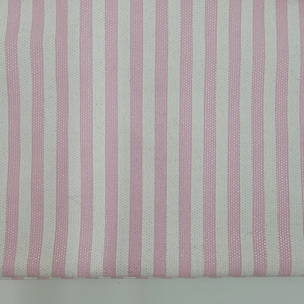 Juicy Couture Pink & White Crossbody Purse w/ Gold Hardware + Sparkle Bow - Picture 7 of 8